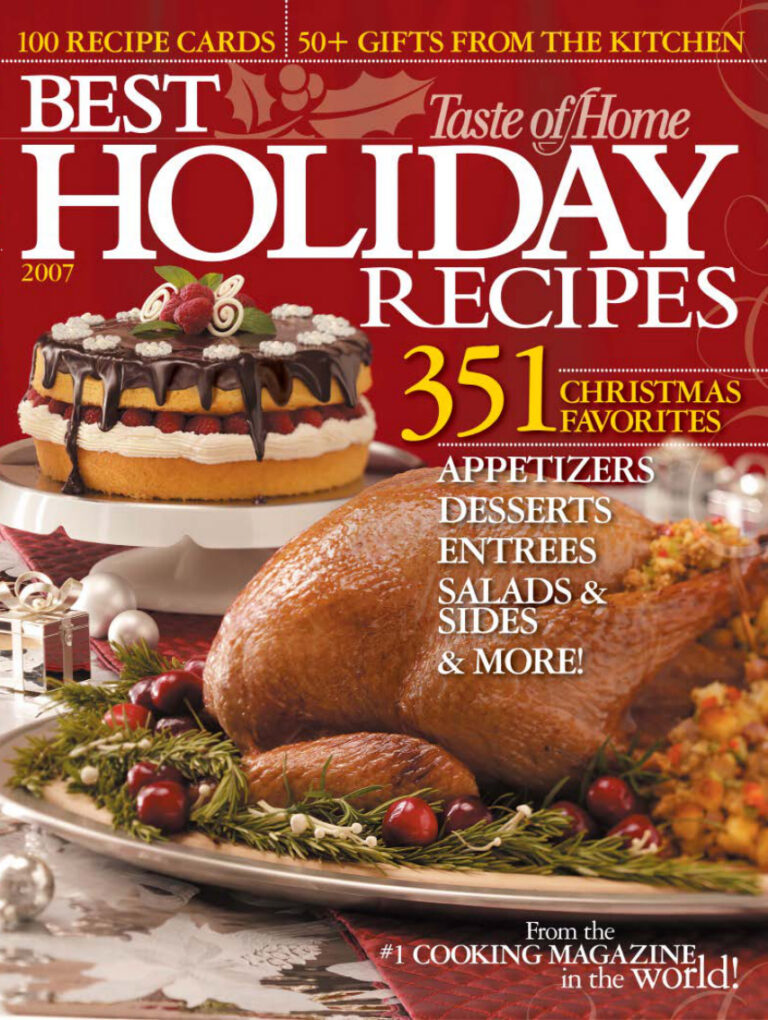 68999fa5b9073 taste of home best holiday recipes Kitap Kapağı