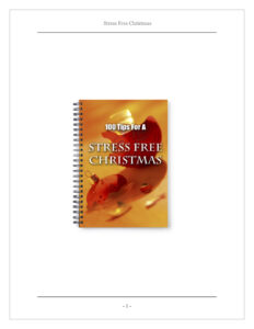 6899a13619958 stress free christmas 100 tips for a stress free christmas Kitap Kapağı
