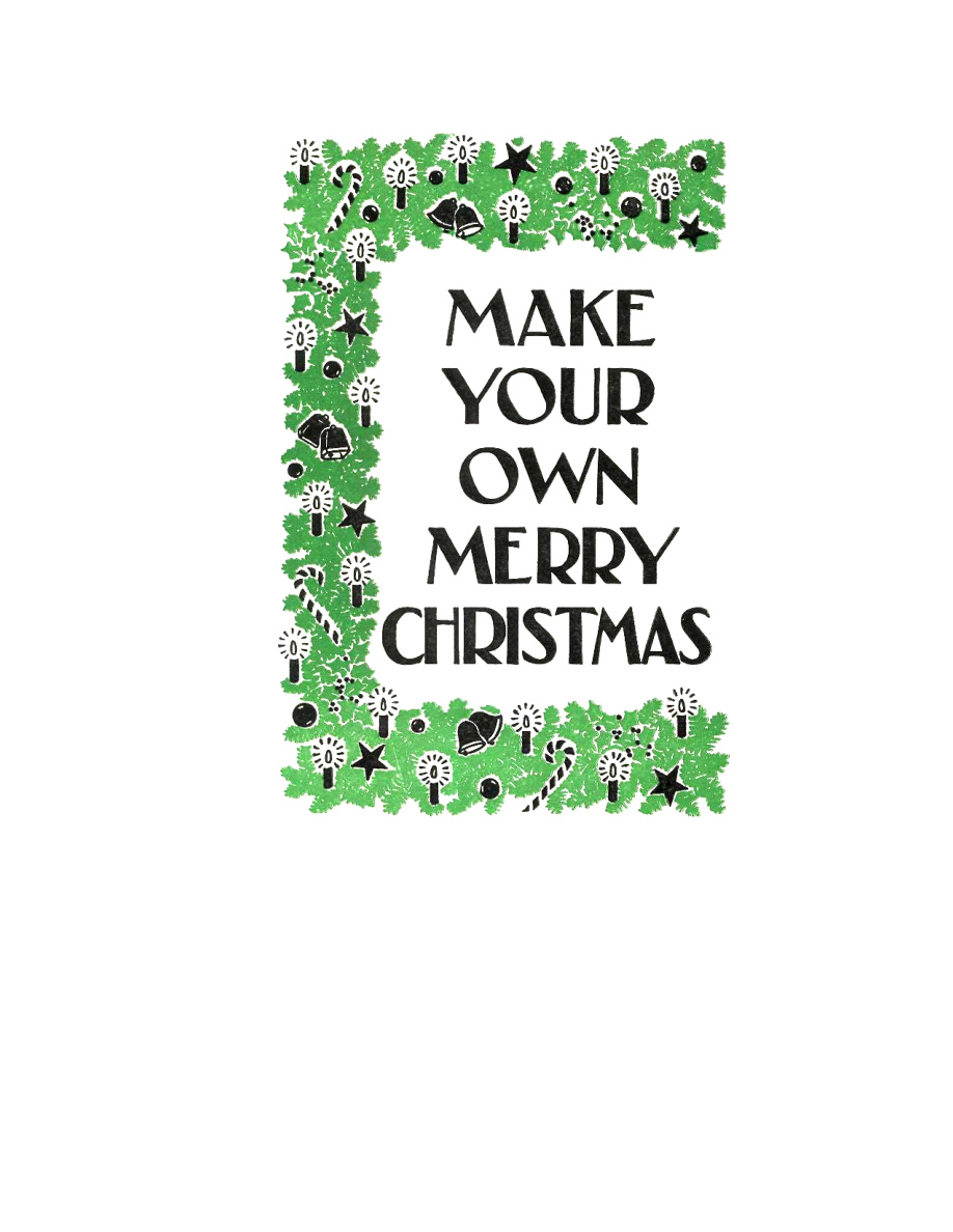 Make Your Own Merry Christmas PDF Download