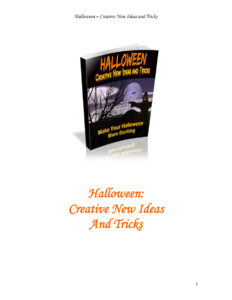 6899ecaace72a halloween creative new ideas and tricks Kitap Kapağı