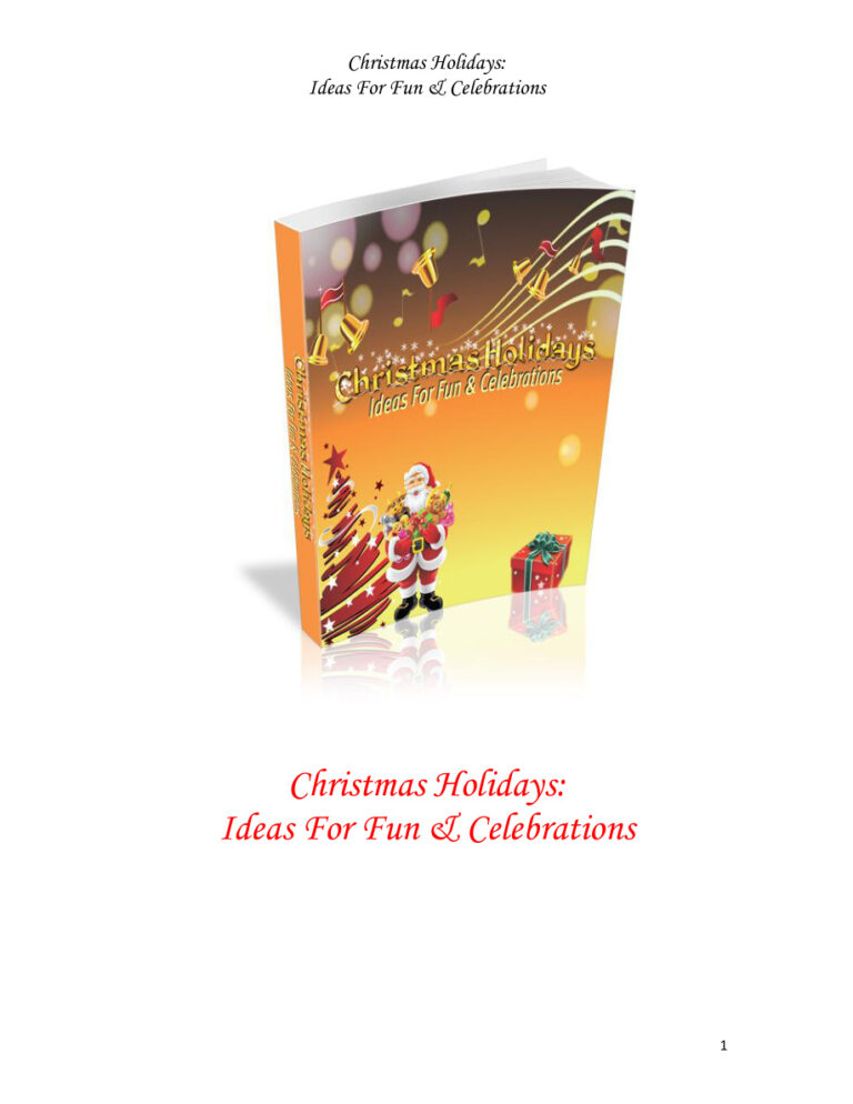 689a008759f0f christmas holidays ideas for fun and celebrations Kitap Kapağı