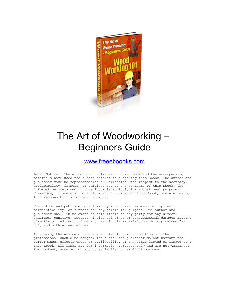 Wood Working 101 PDF Download