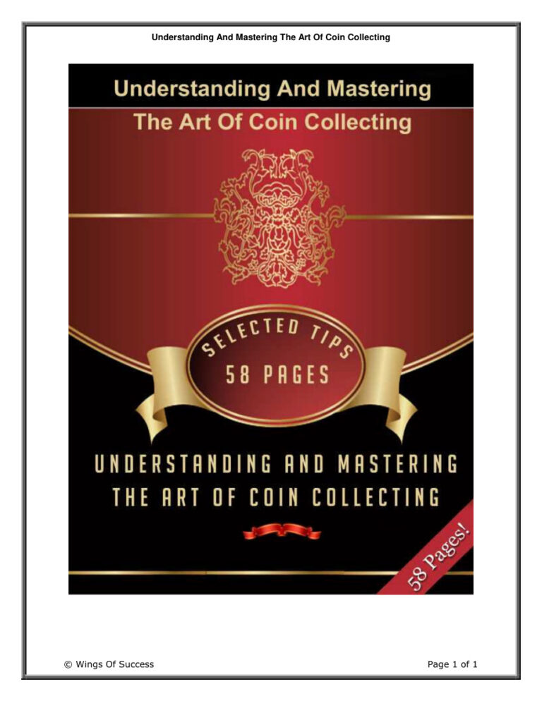 689a1ab52b4cd understanding and mastering the art of coin collecting Kitap Kapağı