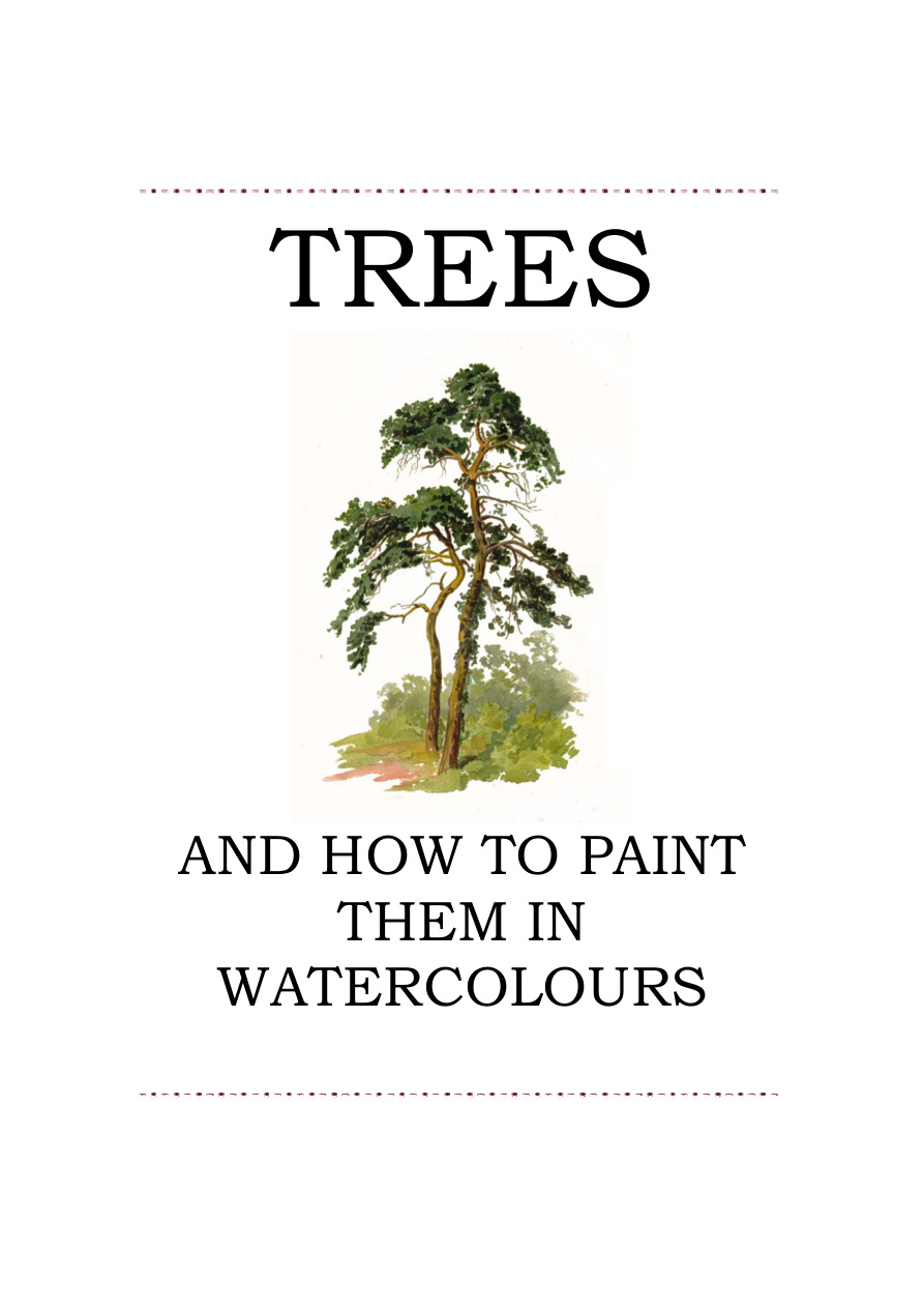 Trees and How to Paint Them in Watercolours PDF Download