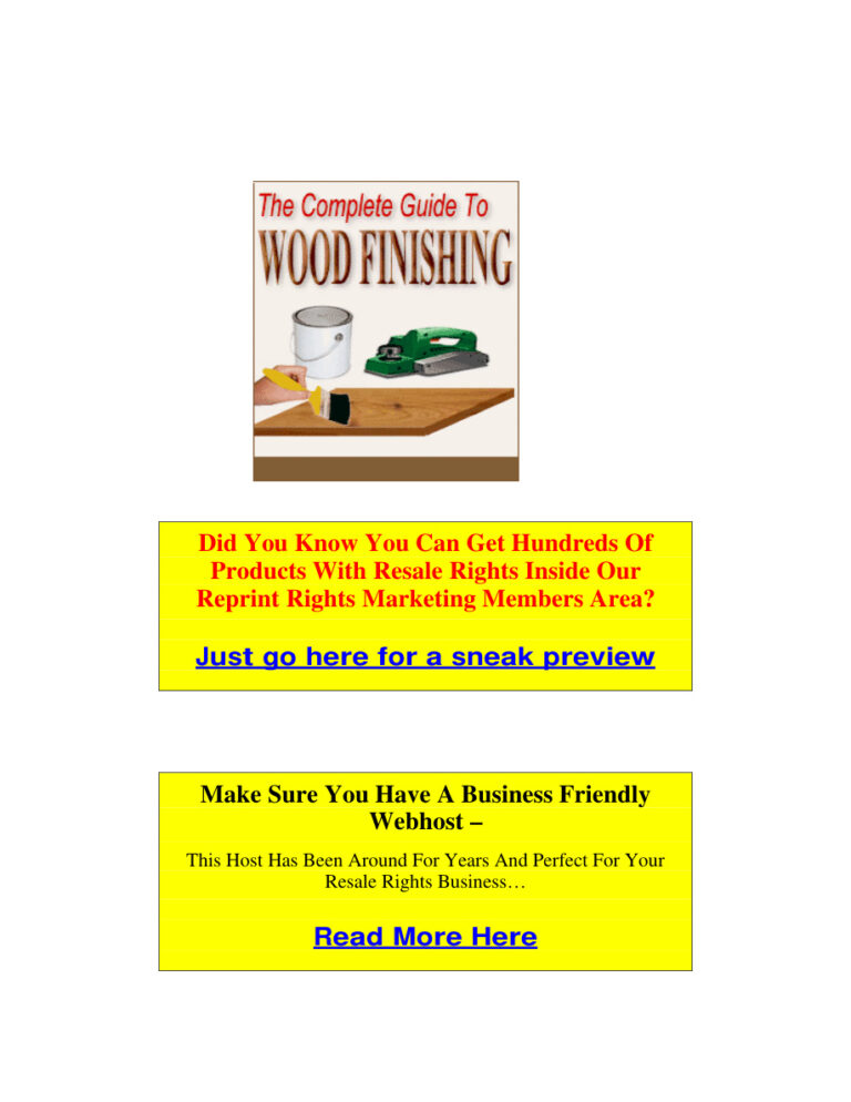 The Complete Guide to Wood Finishing PDF Download – Unknown Author