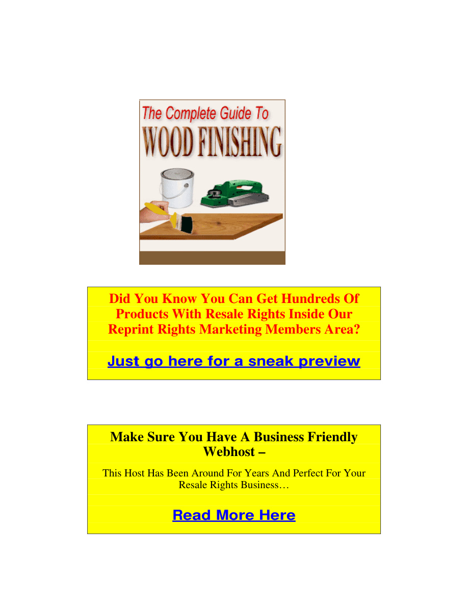 The Complete Guide to Wood Finishing PDF Download
