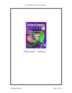 689a57c521fb4 telescopes mystery a fun rewarding hobby for everyone Kitap Kapağı