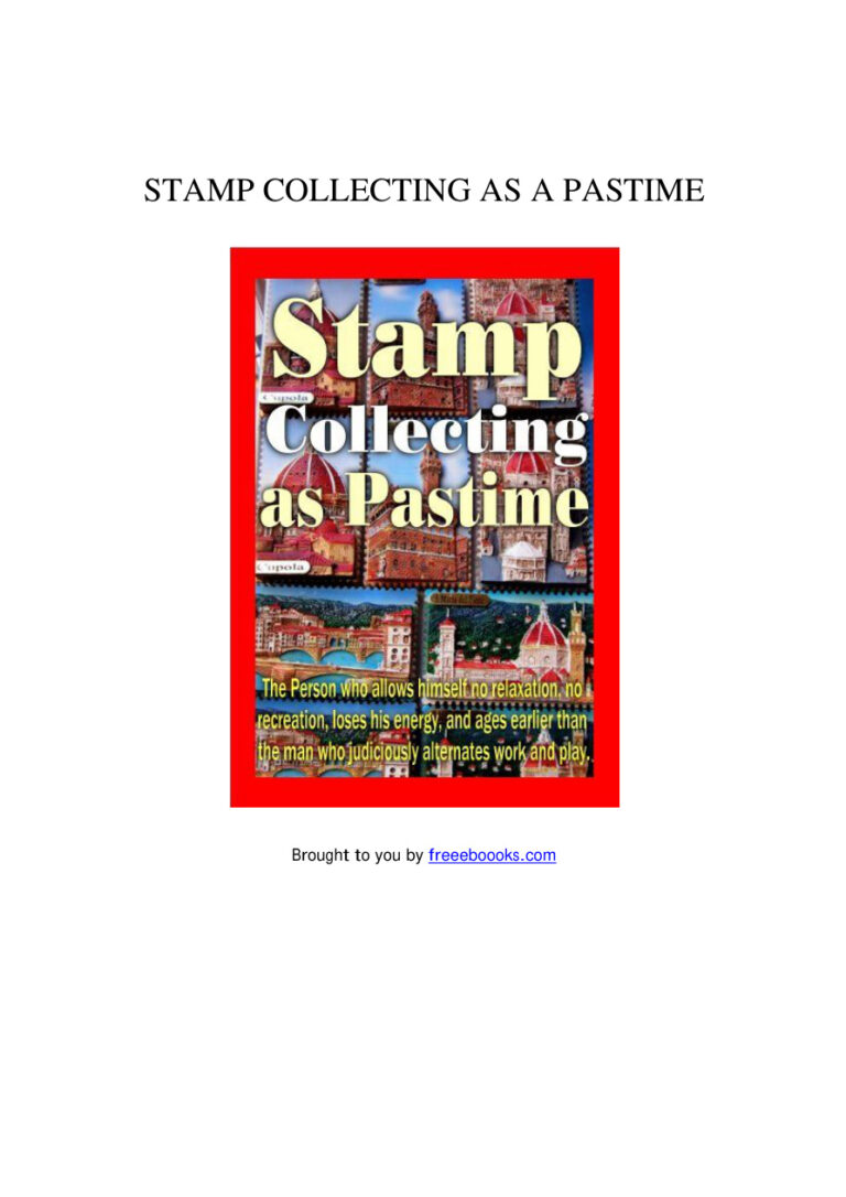 Stamp Collecting as Pastime Vol 1 PDF Download – Edward J. Nankivell