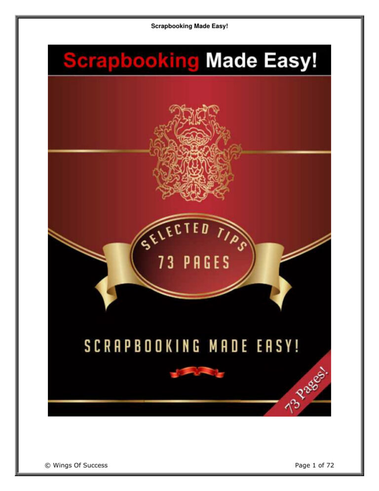 Scrapbooking Made Easy PDF Download – Unknown Author