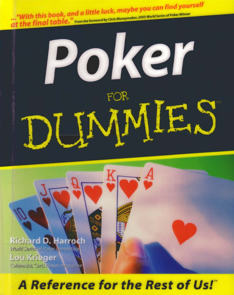 689ad89c2db4c poker for dummies by richard d harroch and lou krieger Kitap Kapağı