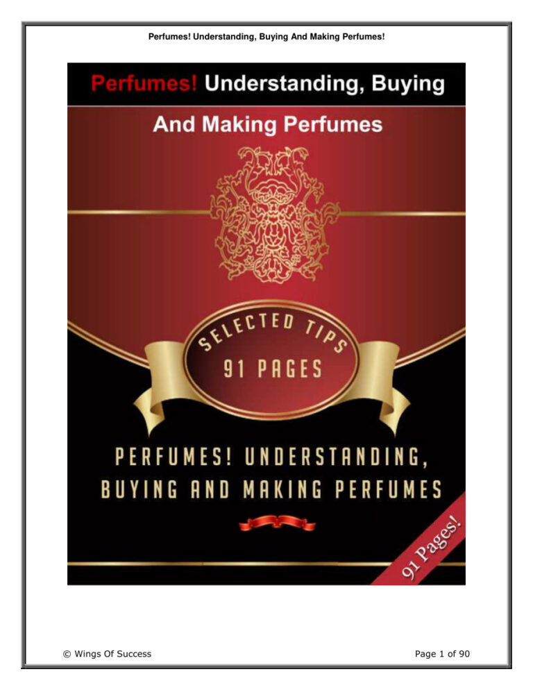 Perfumes PDF Download – Unknown Author