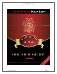 689c59c411d48 candle making made easy Kitap Kapağı