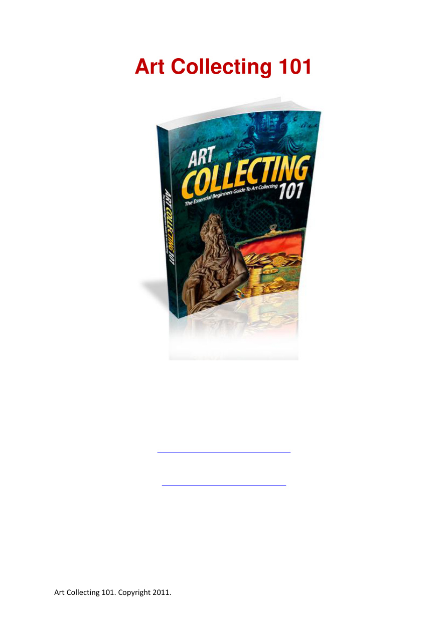 Art Collecting 101 PDF Download