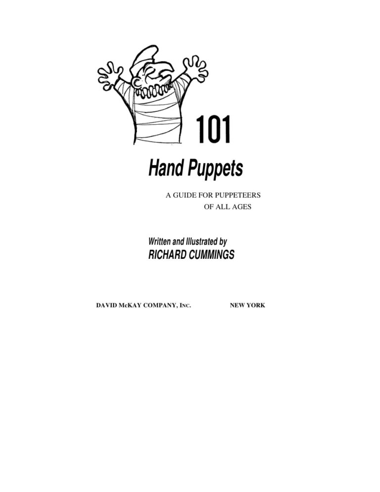 101 Hand Puppets PDF Download – Unknown Author