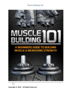 689f82e93f383 muscle building 101 a beginners guide to build muscle and increasing strength Kitap Kapağı