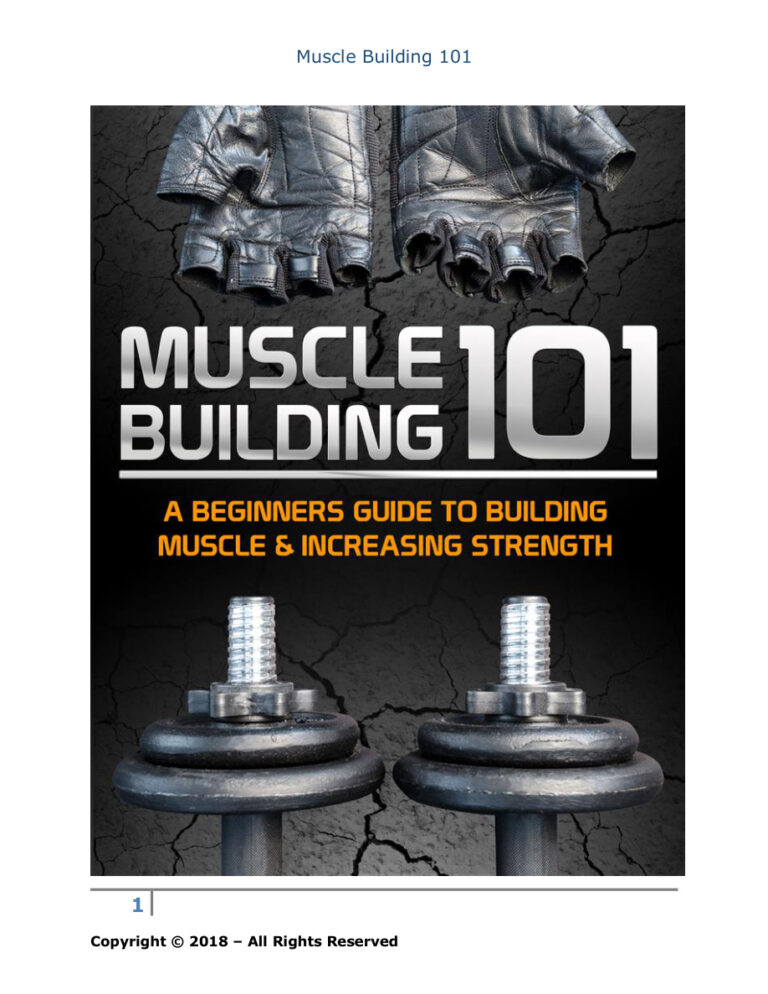 Muscle Building 101 PDF Download – Unknown Author