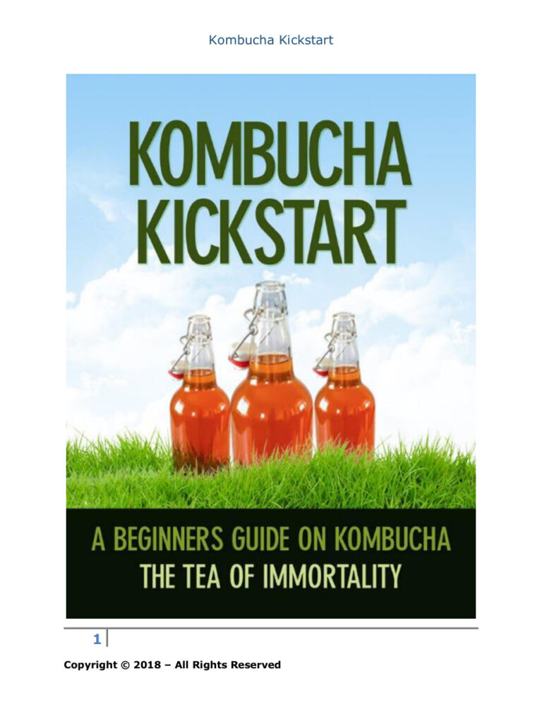 Kombucha Kickstart PDF Download – Unknown Author