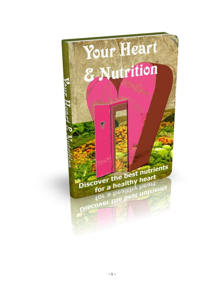 Your Heart and Nutrition PDF Download