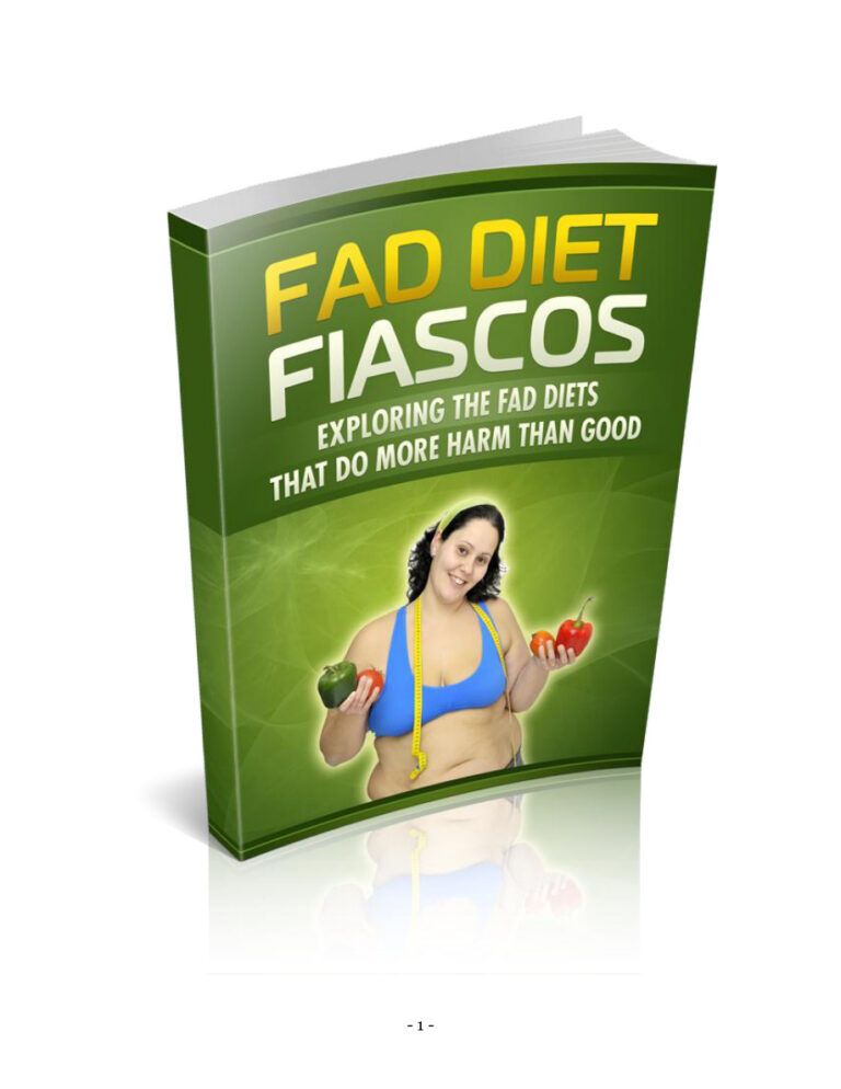 Fad Diet Fiascos PDF Download – Unknown Author