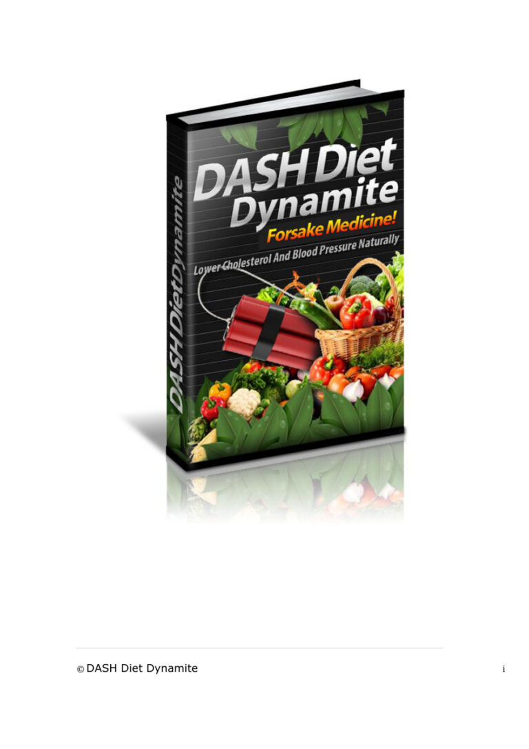 DASH Diet Dynamite PDF Download – Unknown Author