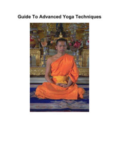 68a1fe4e12a4f guide to advanced yoga techniques Kitap Kapağı