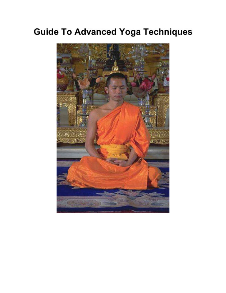Guide to Advanced Yoga Techniques PDF Download – Unknown Author