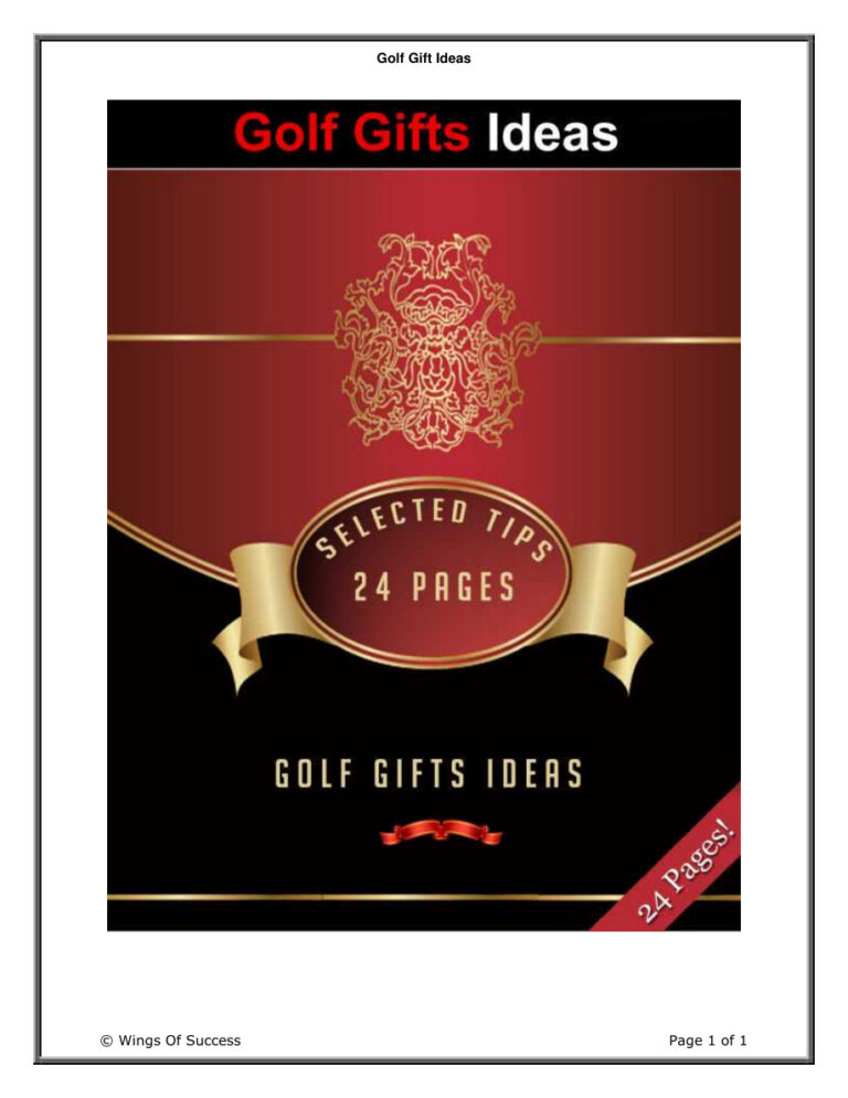68a2d2f444f73 golf gift ideas choosing the best custom golf gifts Kitap Kapağı