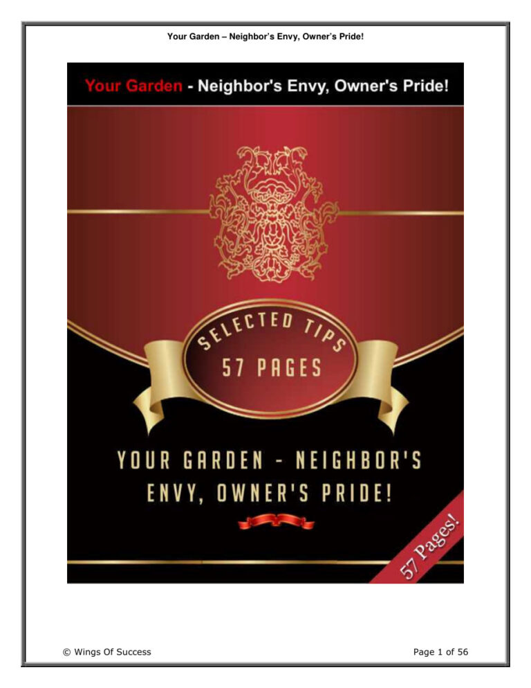 68a2ed7cf0727 your garden neighbor s envy owner s pride your garden selected tips Kitap Kapağı