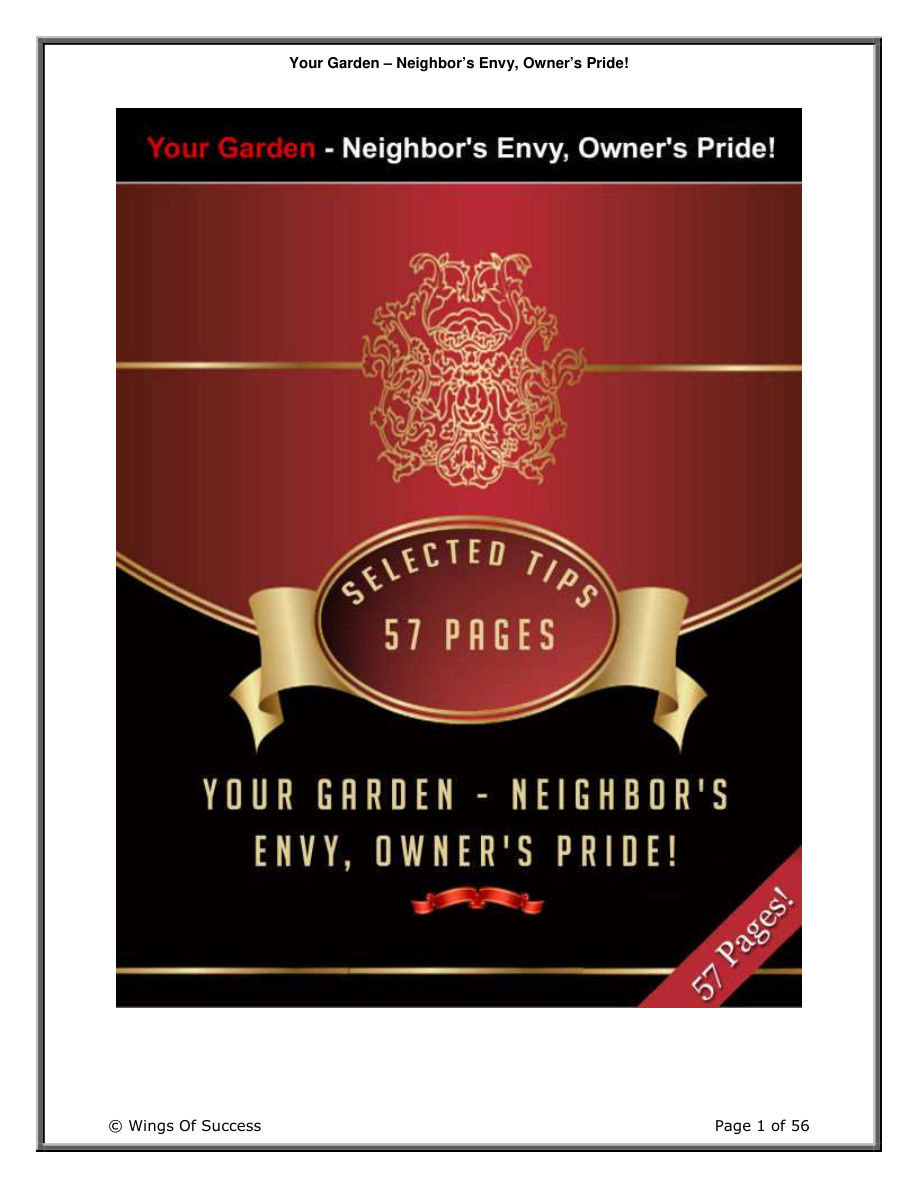 Your Garden: Neighbor's Envy, Owner's Pride PDF Download