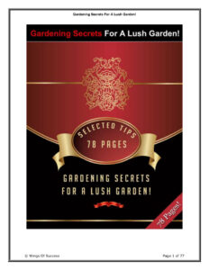 68a3636736551 gardening secrets for a lush garden Kitap Kapağı