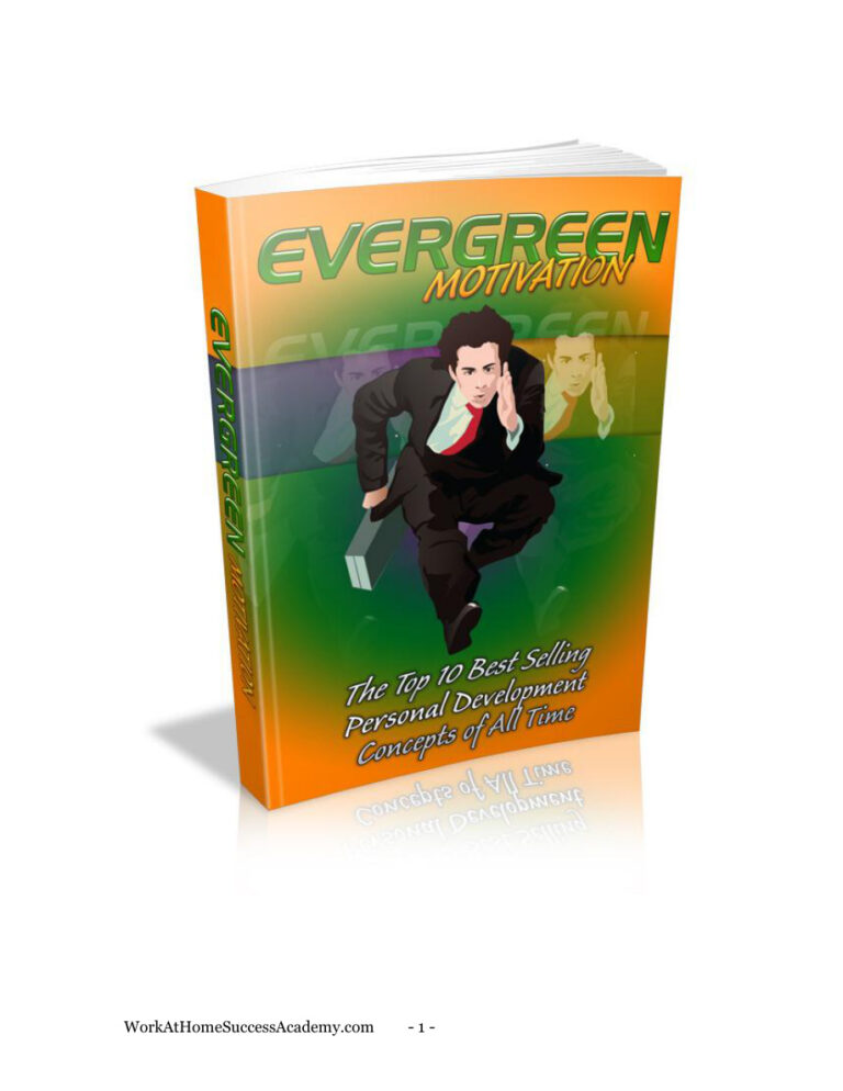 Evergreen Motivation PDF Download – Unknown Author