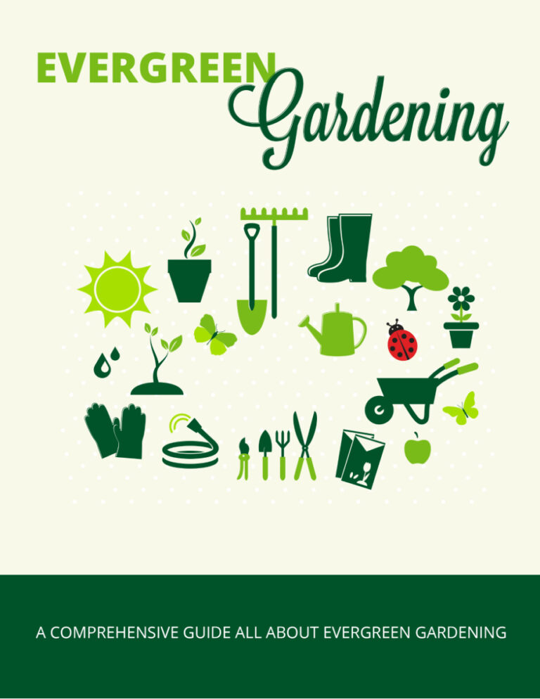 68a37c4b81233 evergreen gardening a comprehensive guide all about evergreen gardening Kitap Kapağı