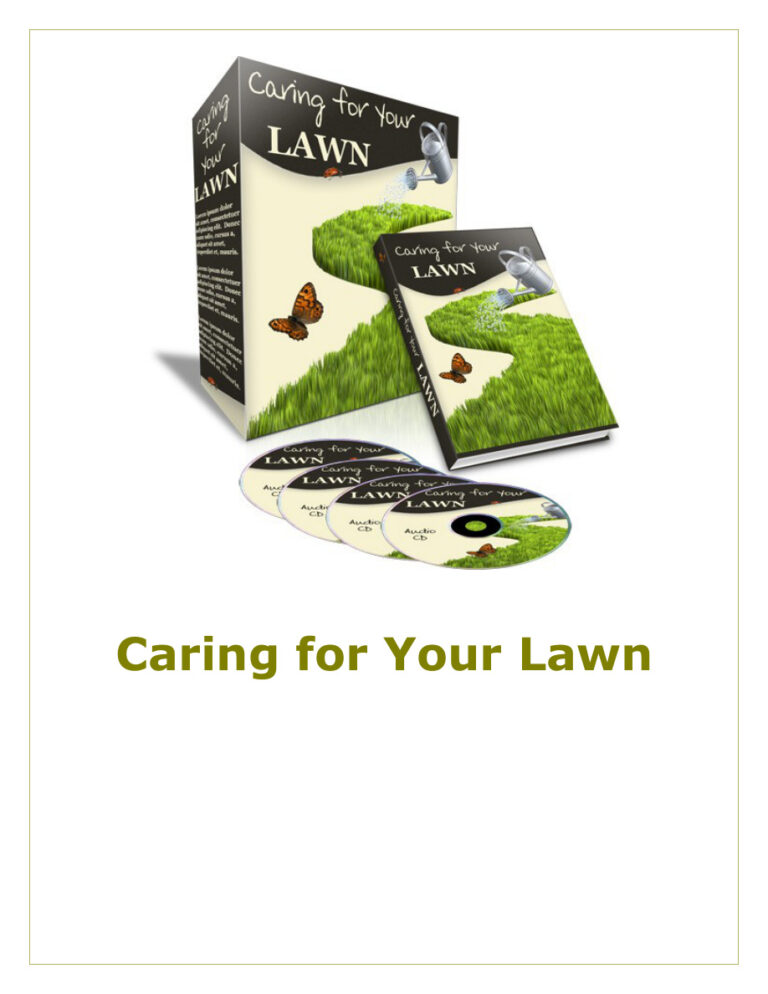 68a39b41eaf87 caring for your lawn guides and tips caring for your lawn Kitap Kapağı