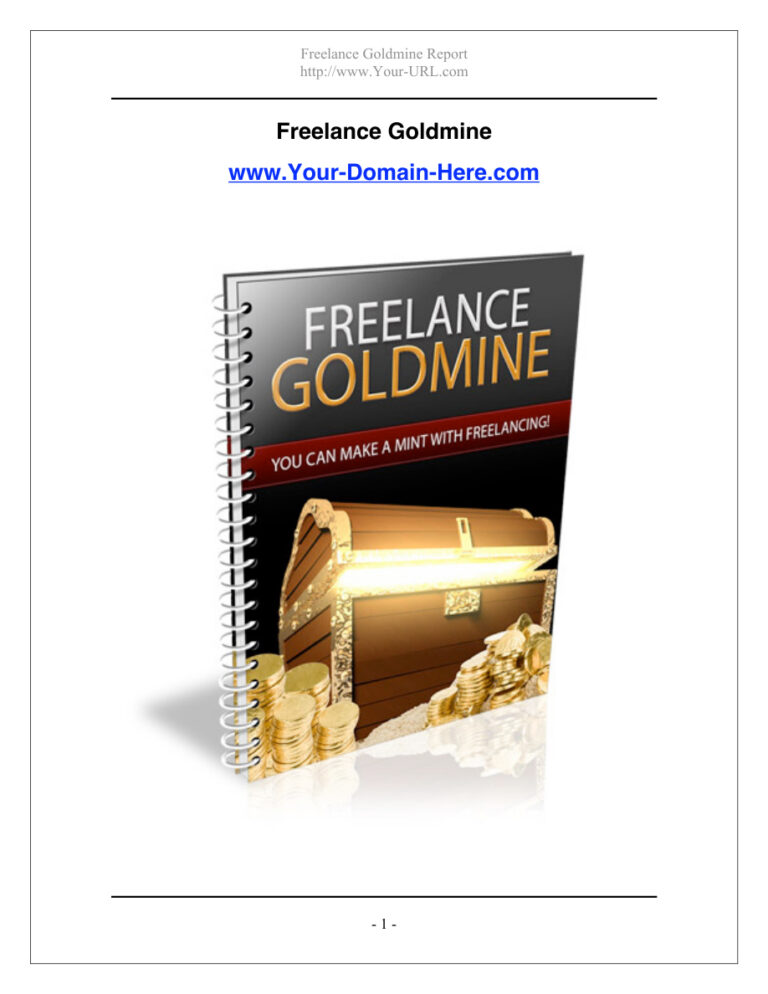 Freelance Goldmine PDF Download – Unknown Author