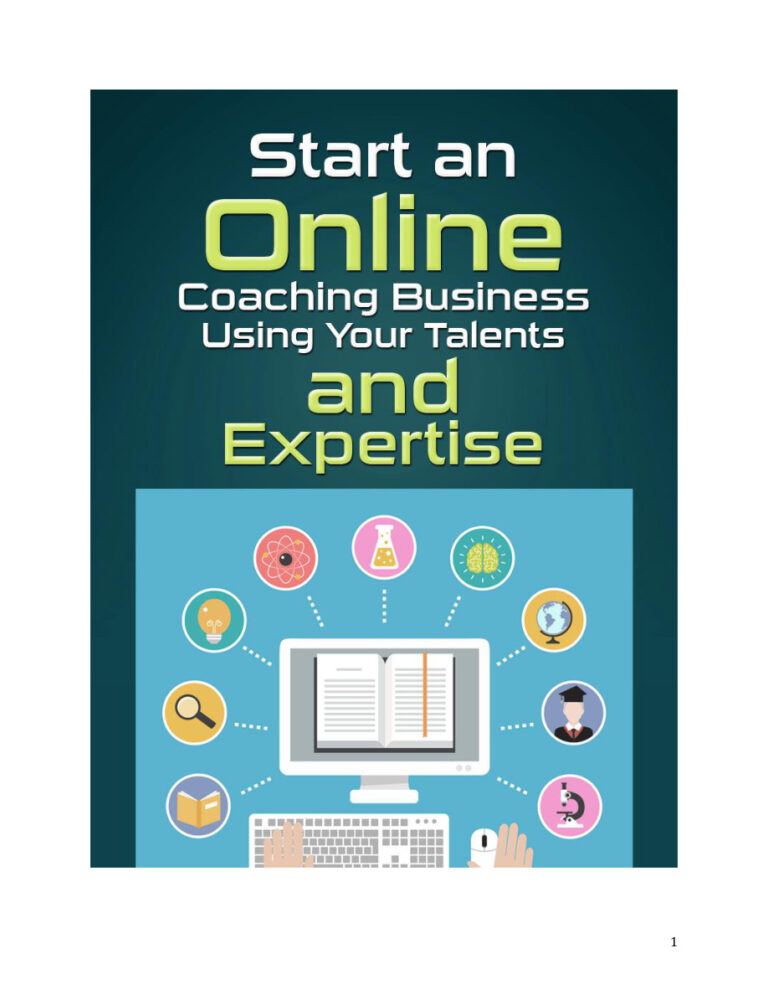 Start an Online Coaching Business PDF Download – Unknown Author
