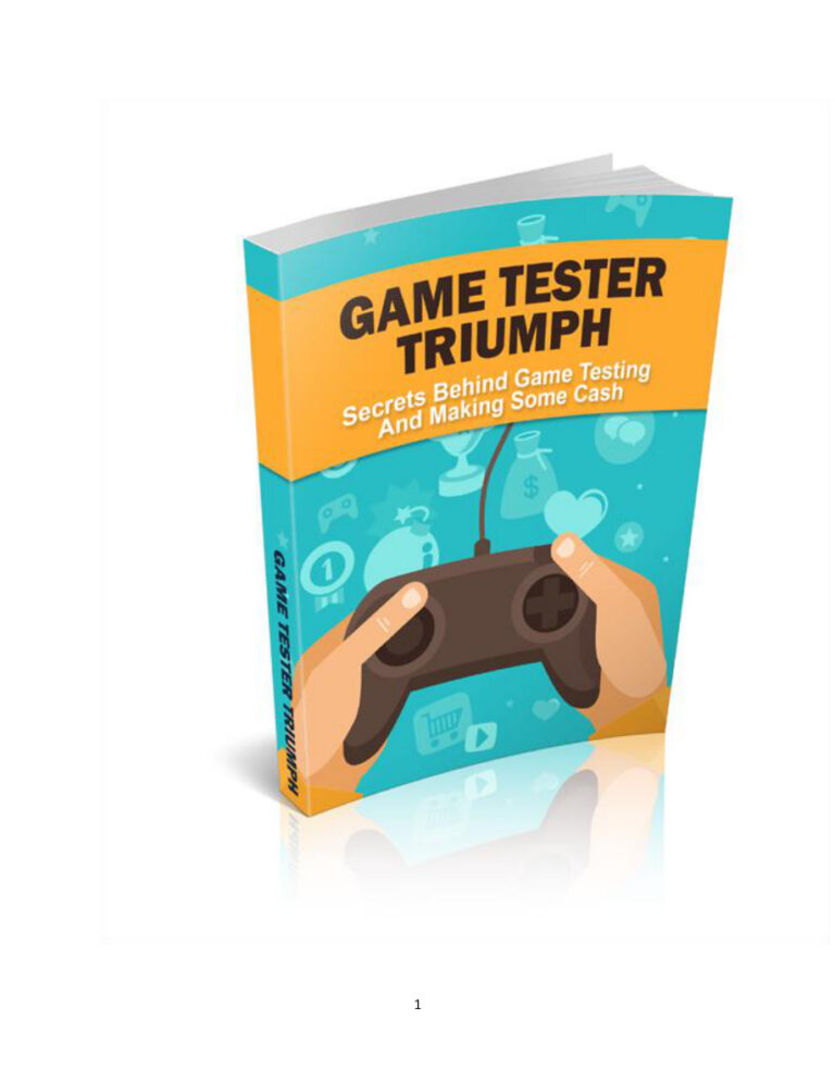 Game Tester Triumph PDF Download – Unknown Author