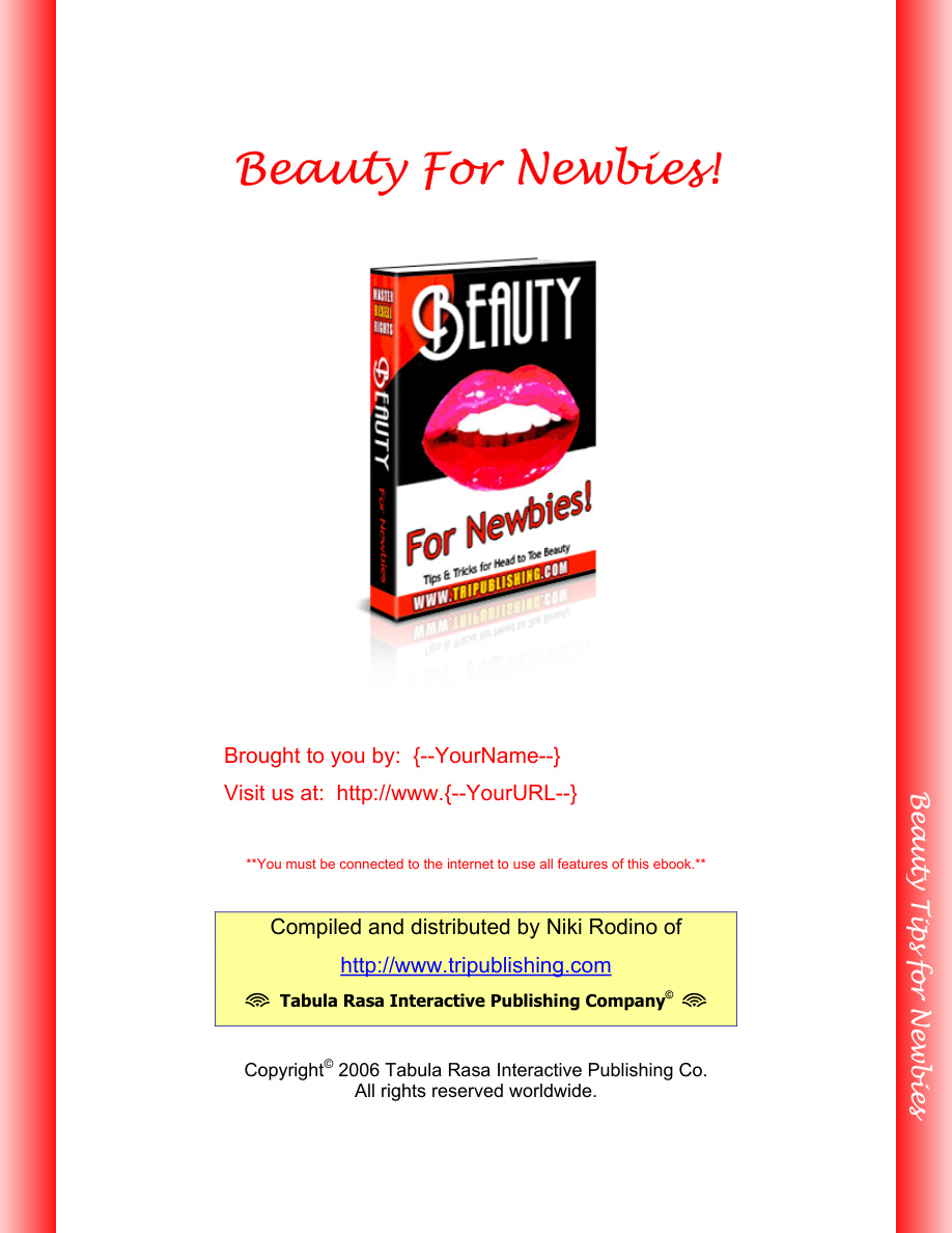 Beauty for Newbies PDF Download