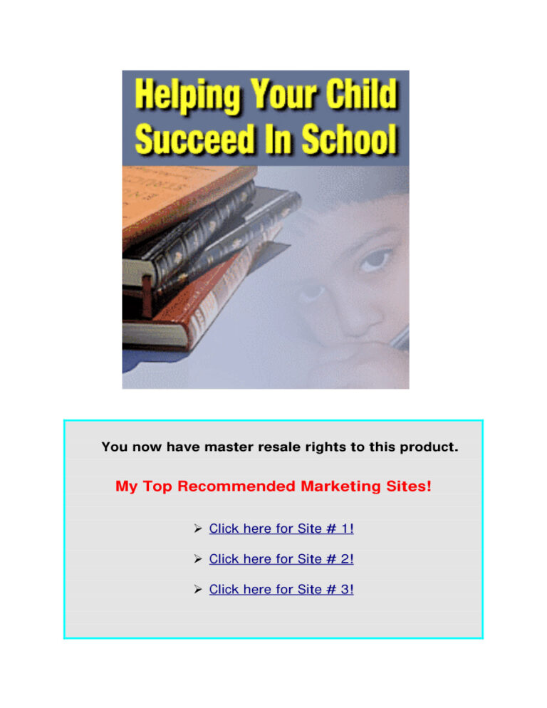 68a5f24740473 helping your child succeed Kitap Kapağı