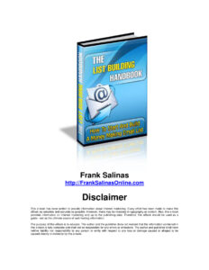 68a62146743b5 the list building handbook how to start and build a money making email list Kitap Kapağı