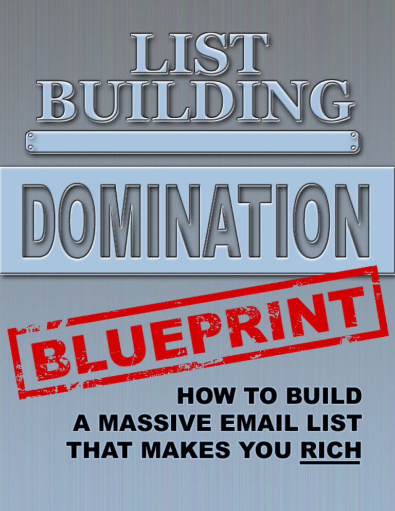 List Building Domination Blueprint PDF Download – Unknown Author