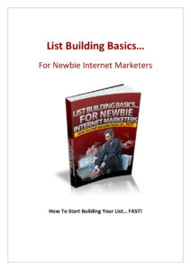 68a64aa36658c list building basics for newbie internet marketers how to start building your list fast Kitap Kapağı