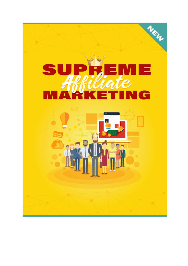 Supreme Affiliate Marketing PDF Download – Unknown Author