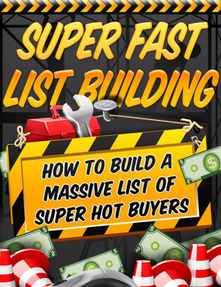 Super Fast List Building PDF Download – Unknown Author