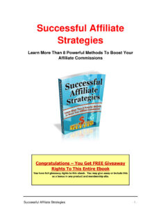 68a8176583b1a successful affiliate strategies learn more than 8 powerful methods to boost your affiliate commissions Kitap Kapağı