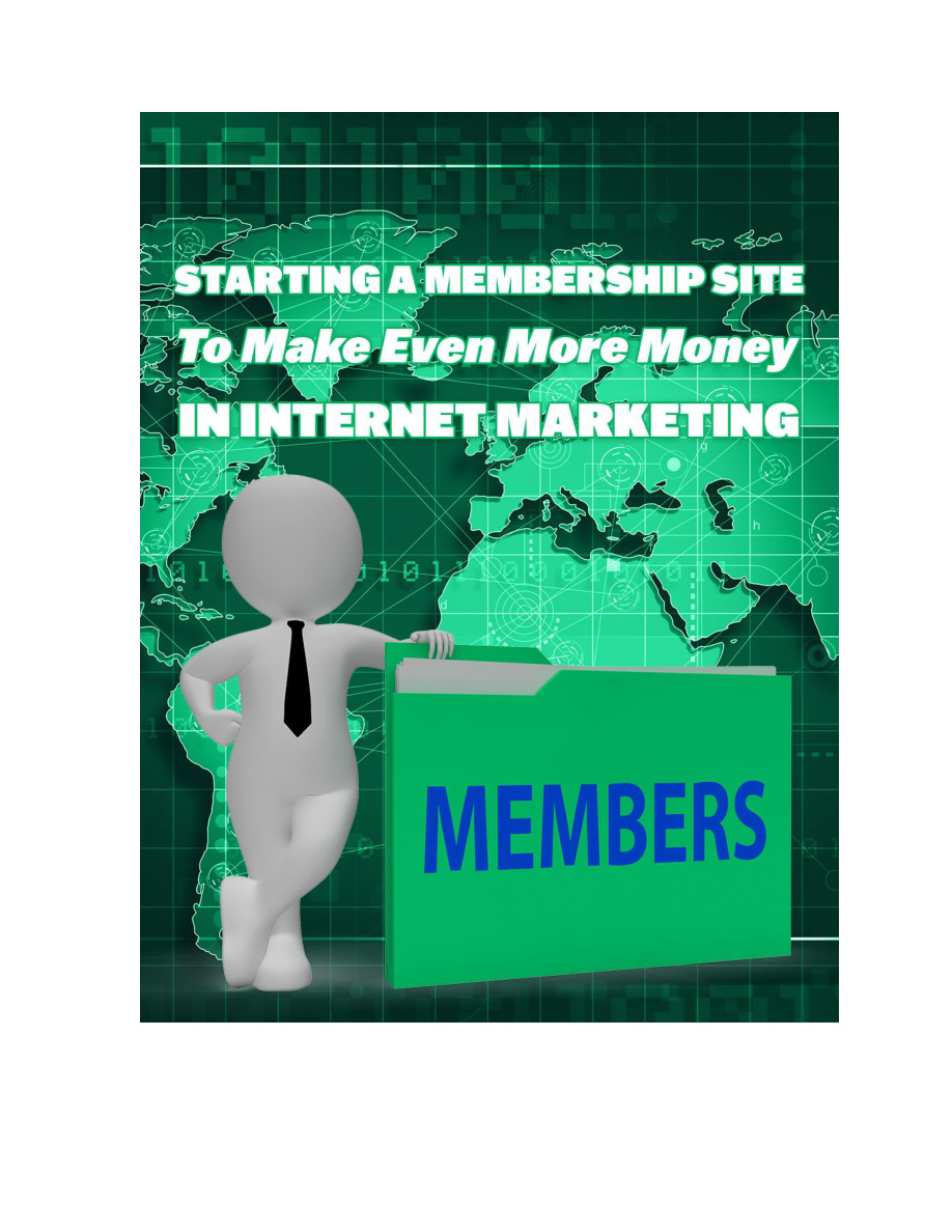 Membership Sites Can Earn You Even More Money PDF Download