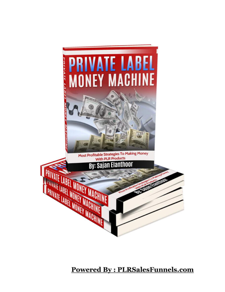 Private Label Money Machine PDF Download – Unknown Author