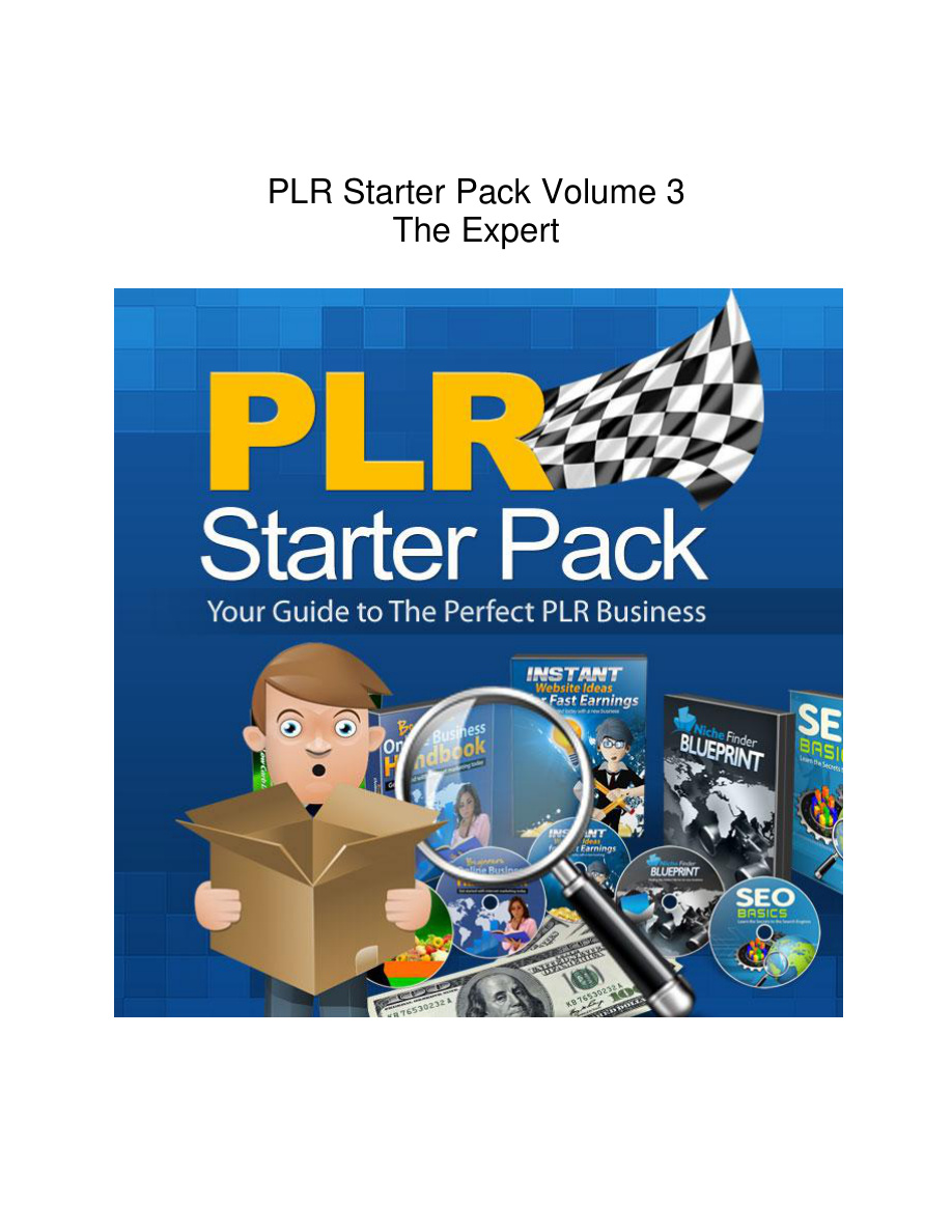 PLR Starter Pack Volume 3 PDF Download