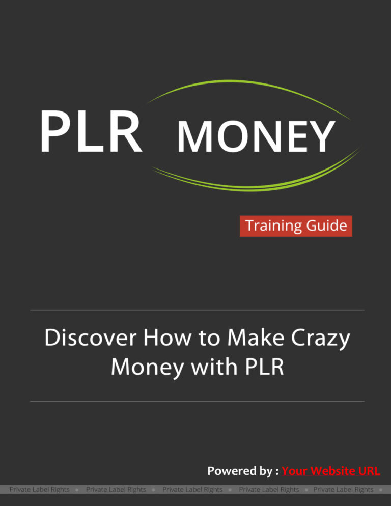 PLR Money Made Easy PDF Download – Unknown Author