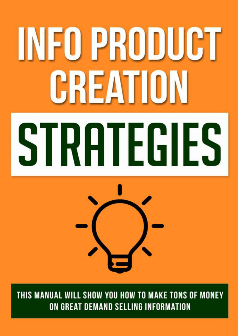 Info Product Creation Strategies PDF Download – Unknown Author
