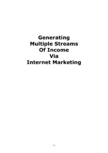 68ac711c96403 generating multiple streams of income via internet marketing Kitap Kapağı